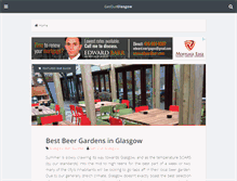 Tablet Screenshot of getoutglasgow.com